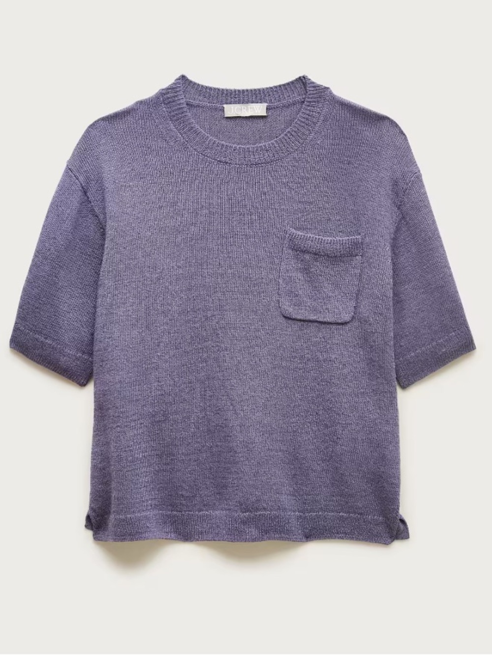 J. Crew Relaxed Pocket Sweater-Tee - Freeport Blue